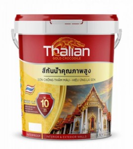 SƠN CHỐNG THẤM MÀU - HIỆU ỨNG LÁ SEN THALLAN
