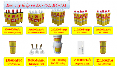 Keo Cấy Thép