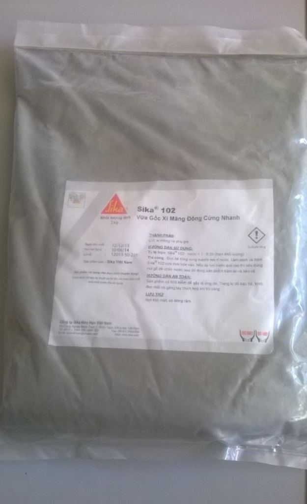 Sika 102- Vữa đông cứng nhanh Sika 102- Vữa đông cứng nhanh