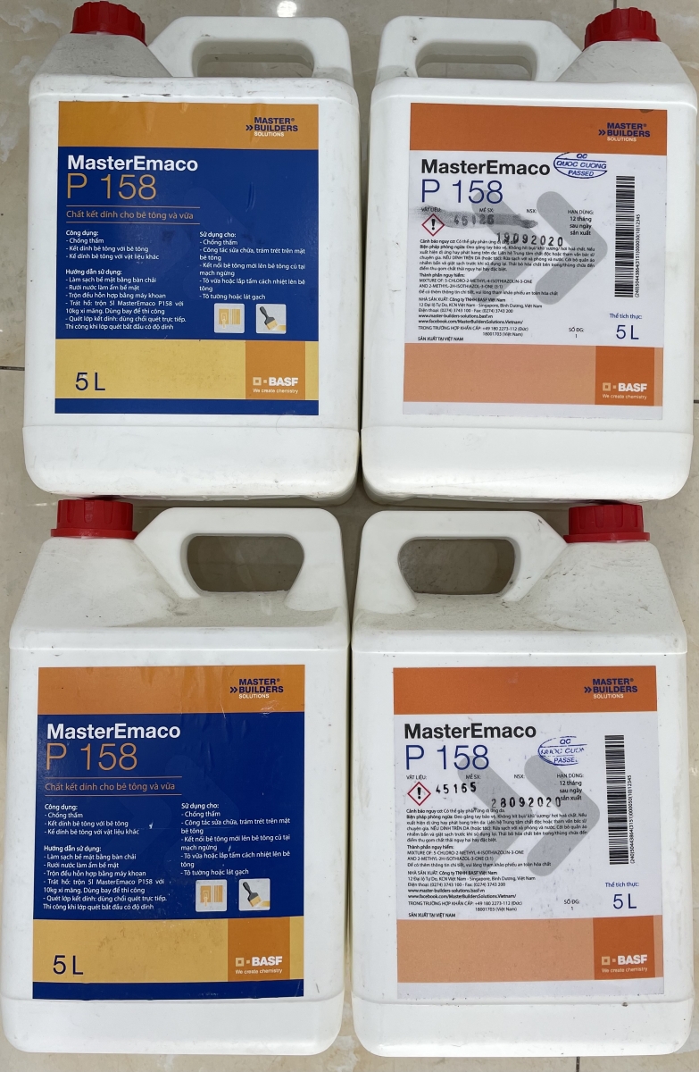 MASTER EMACO P158 - Phụ gia polyme gốc polyme styrin và butadin MASTER EMACO P158 - Phụ gia polyme gốc polyme styrin và butadin